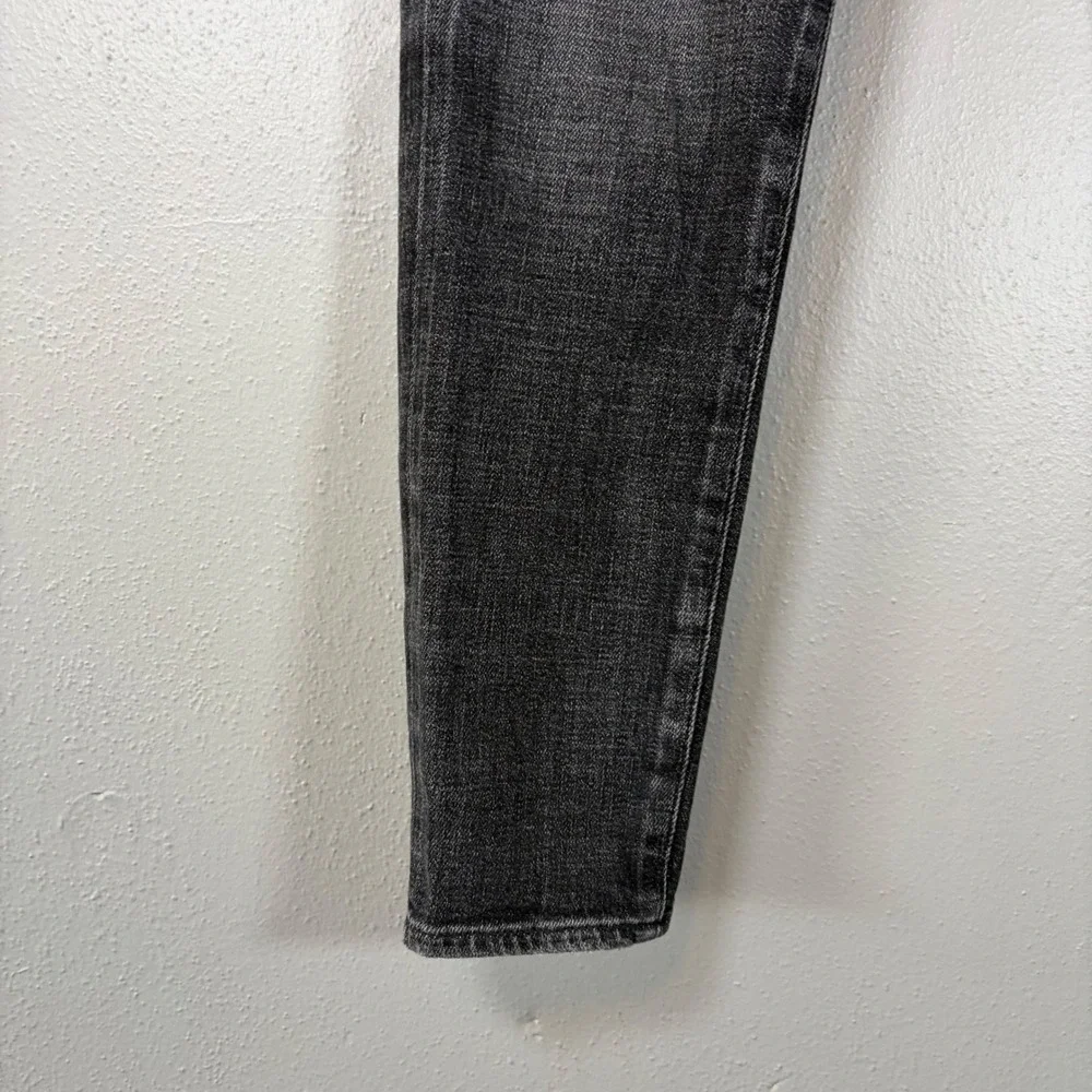 Moussy Vintage Skinny Jeans Womens Size 25 Faded Black Distressed Denim Japan‎